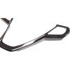 ABS Car Interior Steering Wheel Frame Cover Trim Sticker for BMW 3, 5, 7, 6 Series GT X3 X5 X7 G01 G05 G07 G20 G30 G11 Luxury 2019-2020 (Carbon