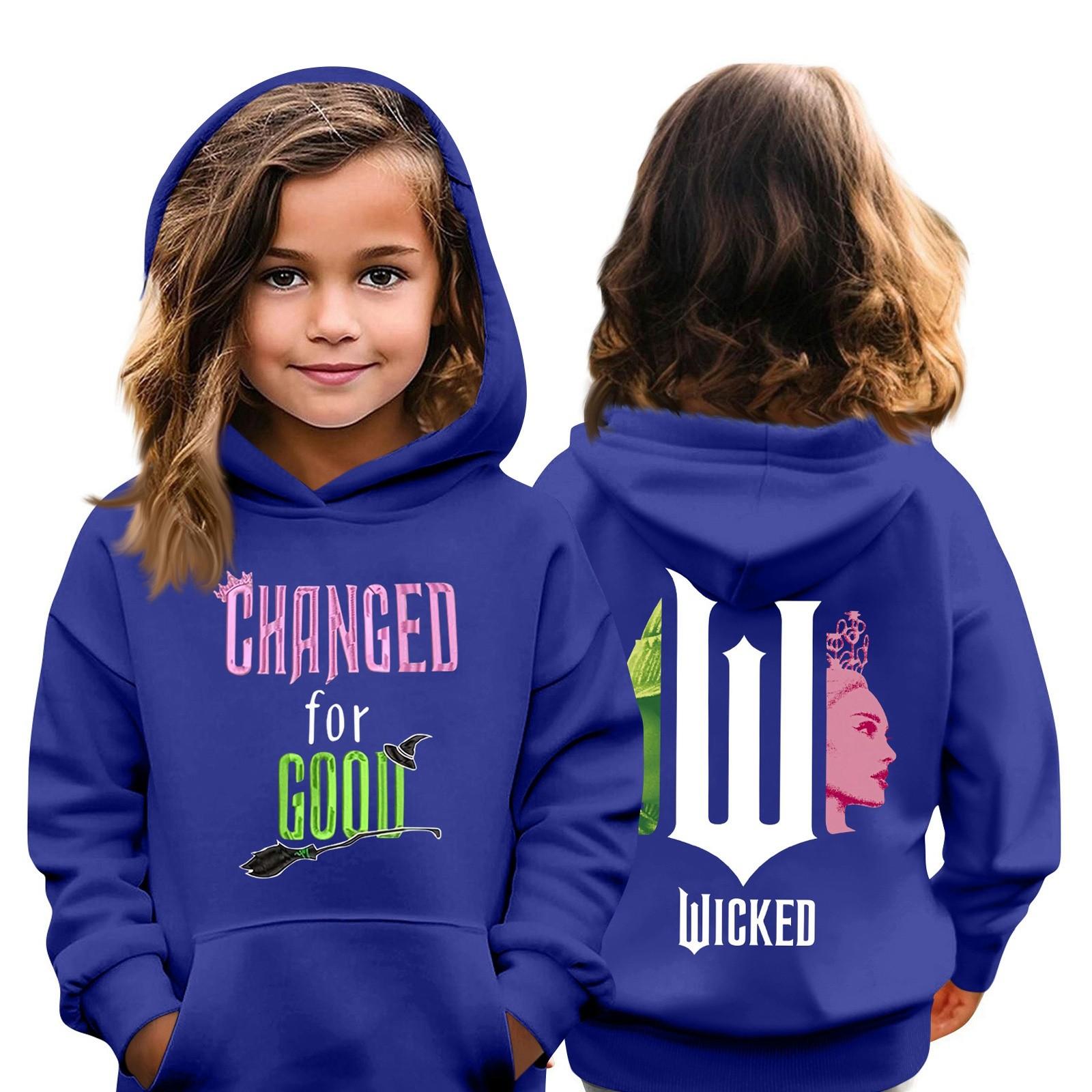 

Детская толстовка с капюшоном для мальчиков и девочек, модная толстовка с длинными рукавами и карманом, 3-14 лет 120