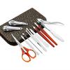 10pcs/set Nail Clipper Cutters Kit Nail Care Tools Set Scissor Tweezer Knife Ear Pick Manicure Set