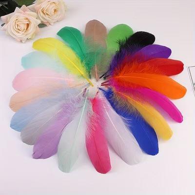Feather Decoration Macaron Color Goose Feather Ball Dream Catcher DIY Filling for Birthday Gift Box Party Craft Accessories