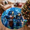 Avatar Pattern Round Rug, Indoor/Outdoor Mat, for Picnic, Gameroom, Bedroom, Office, Living Room, Home Decor Carpet, Birthday Gift