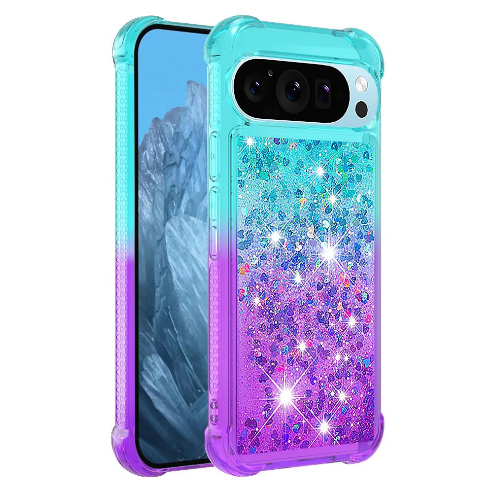 For Google Pixel 9/Pixel 9 Pro TPU Case Gradient Quicksand Phone Back Cover