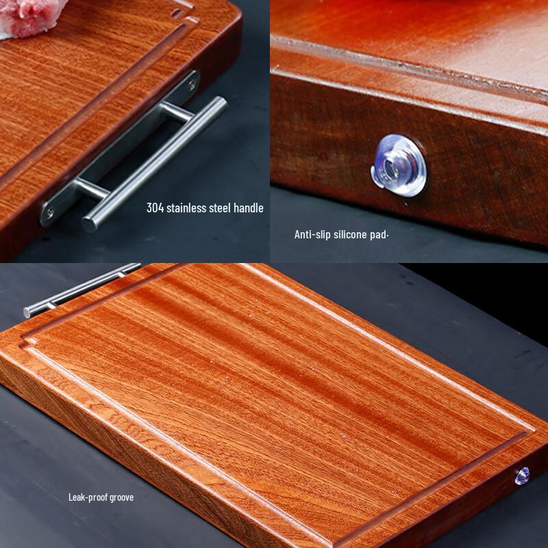Lijia Wenge Wood Double-Sided Cutting Board