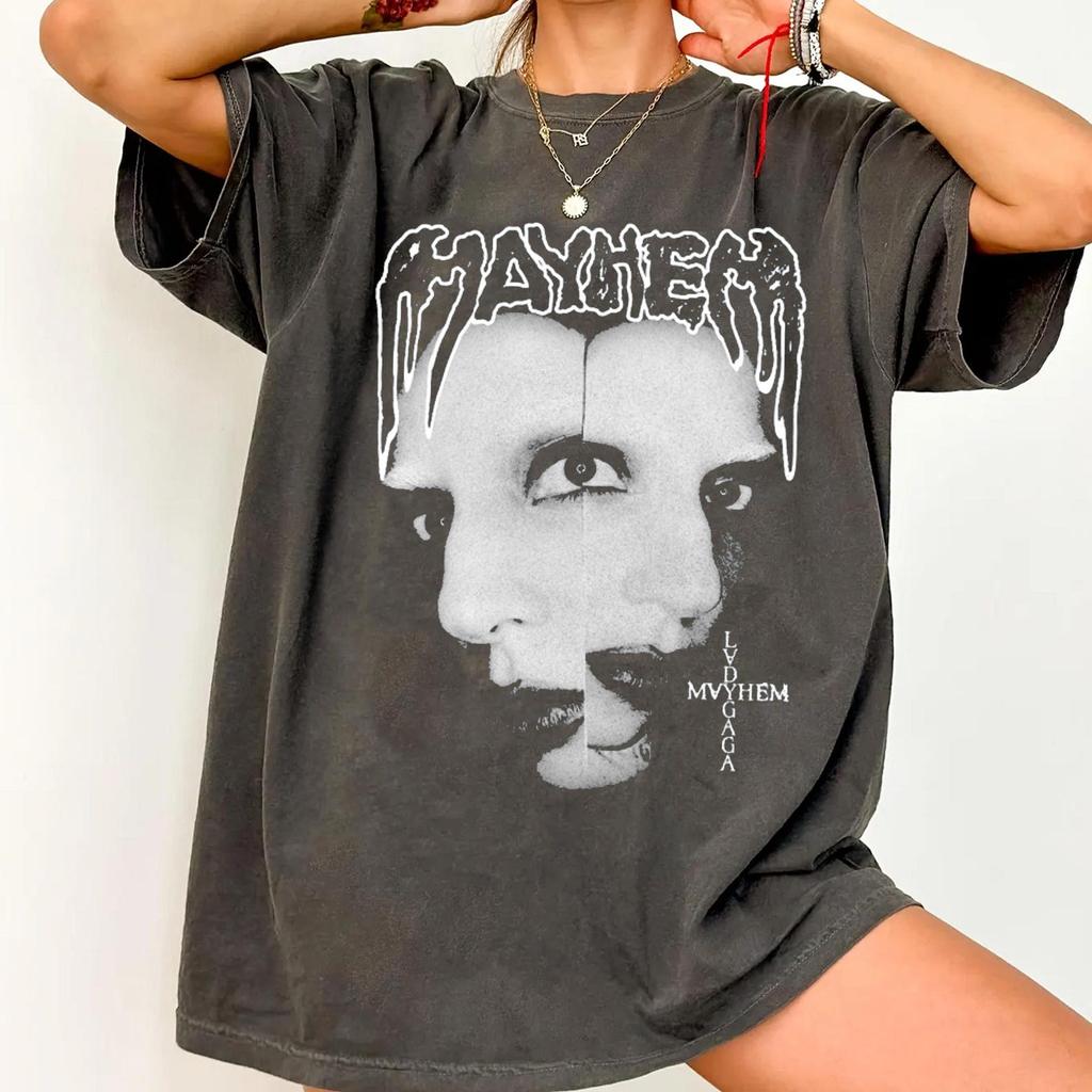 Comfort Colors Lady Gaga Mayhem Tee - A Must-Have for The Mayhem Ball Tour Fans Authentic T-Shirt