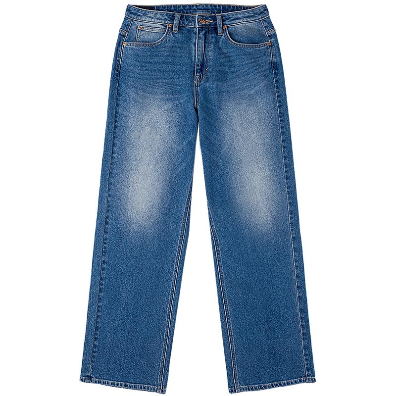 

Lee Women s 428 Mid-Blue Straight Leg Jeans 25
