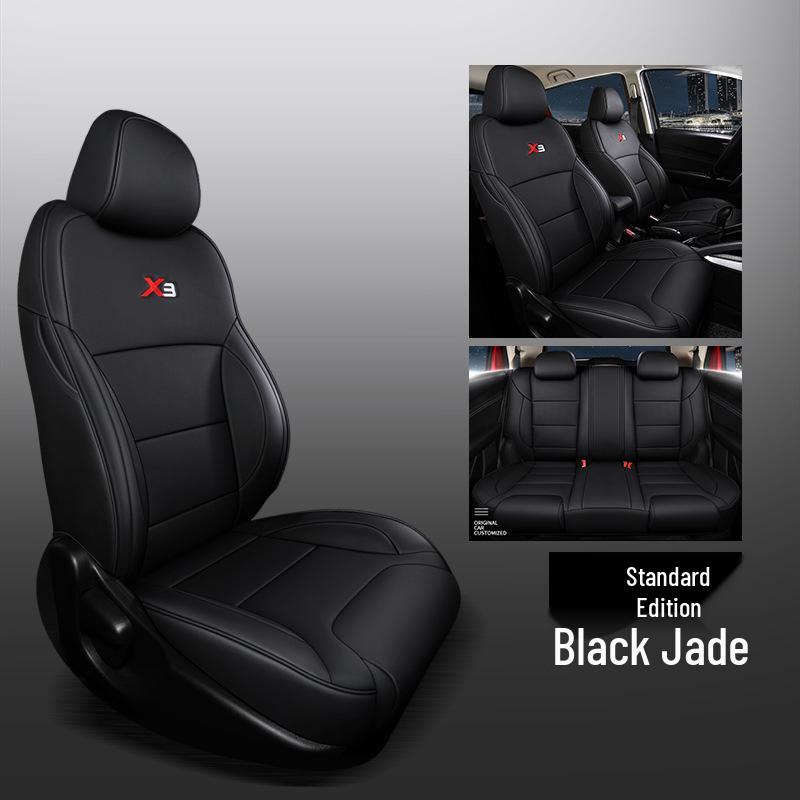 CLY Custom Sports Leather Seat Cover for Geely Vision X3 - All-Season Mat