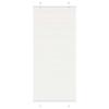 VidaXL Store Pleated White 95x200 Cm Fabric Width 94.4 Cm Polyester, Pleated Window Blind, Accordion Blind, Blind 4015516