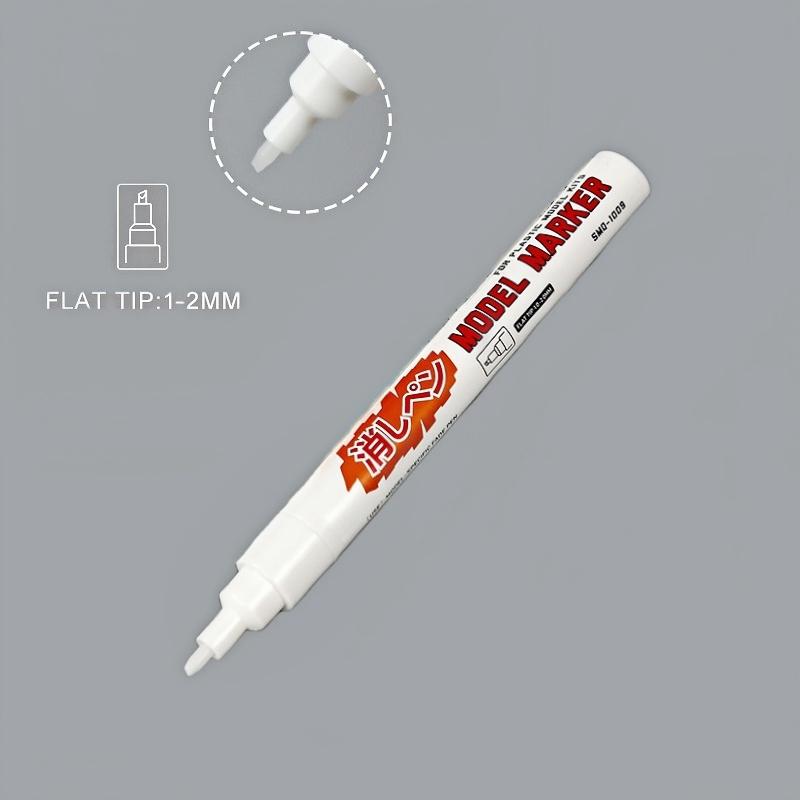 Metallic Markers Colouring Pens for Mech Painting Golden Paint Marker Pen Silvery Reflective Paint Model Marker Pen