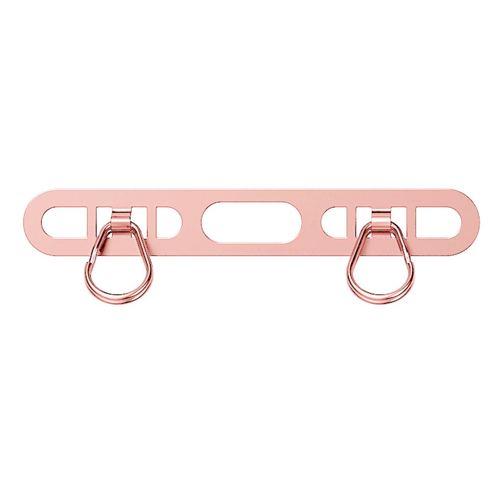 1/2/3Pcs Metal Phone Lanyard Side Hanging Patch For iPhone Stainless Steel Clip Double Buckle Phone Straps Gasket Connect Piece