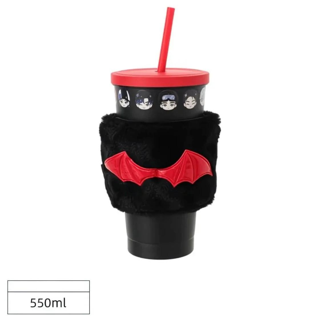 ENHYPEN x MINISO - Кружка-стакан с трубочкой для персонажей 550 мл