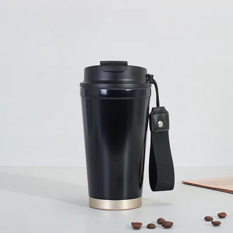 

Stainless Steel Thermal Coffee Tumbler with Dual-Drink Lid