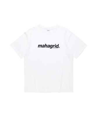 MAHAGRID Basic Logo Tee White(Mg2Cmmt502A)