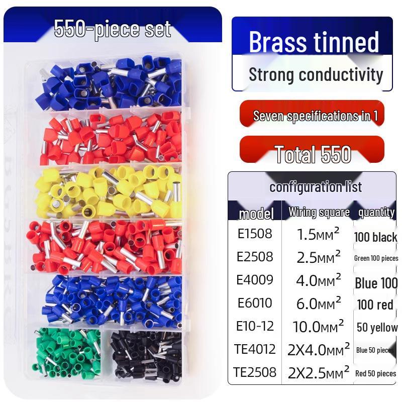 VE-Klemmen-Crimpzangen-Set - HSC8 Hochkohlenstoffstahl Langlebige Elektrikerzangen