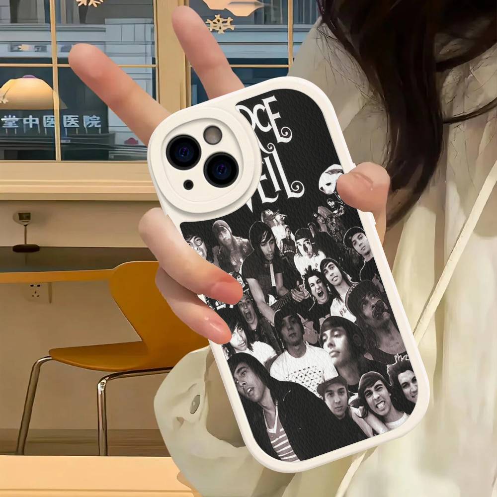 Classic Band P-Pierce T-The V-Veil Leather Phone Case For IPhone 16 15 14 13 12 11 Pro Max Plus Shockproof Cover