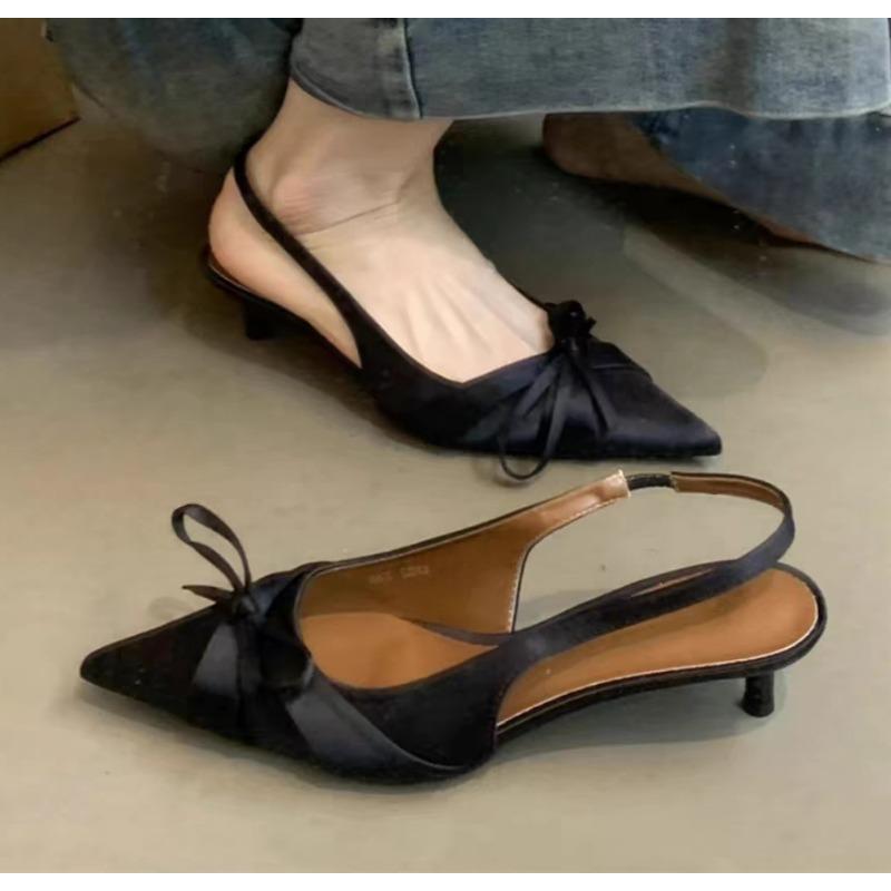 New French Open Toe Women's Stiletto Sandals Summer Breathable Comfortable Sandals Woman Buckle Footwear Woman Shoes