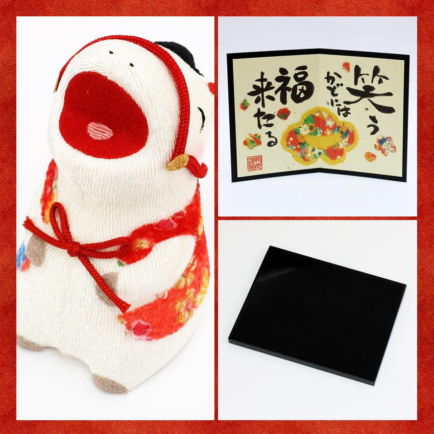 Osaka Chōseidō Zodiac Ornament Horse, Laughing Heartily, Small