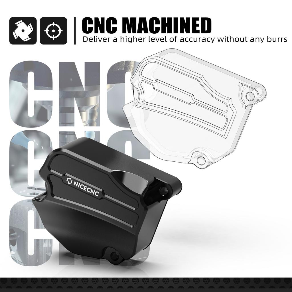 NICECNC For GasGas EC 300 EC 250 MC 250 EX 300 2024-2025 Performance Oversized Power Valve Cover For KTM EXC 300 TBI XCW 300