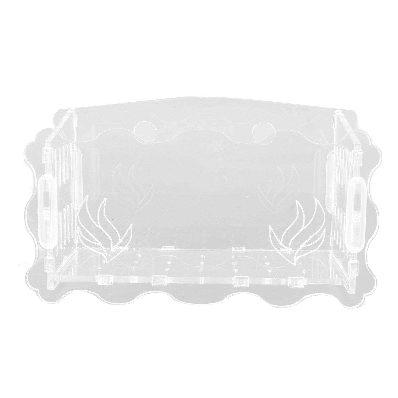 

Plant Cup Acrylic Transparent Permeable Hole Safe Plant Pot with Suction Cup for Fish