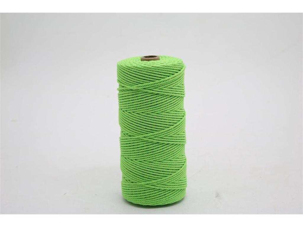 2 mm farbiges Baumwollfadenseil für selbstgemachte dekorative geflochtene Wandteppiche