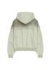 Dbetter Sprayed Pigment Zip-Up Hoodie (Spray Lime)