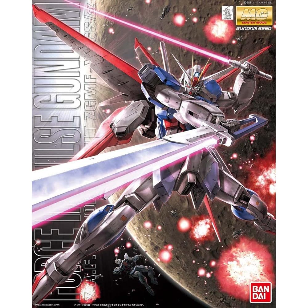 MG Gundam SEED Destiny Force Impulse Gundam 1/100 Scale Color-Coded Plastic Model Kit