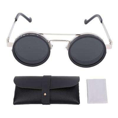 Adjustable Tint Sunglasses Round 1 9 Gears Polarized Sunglasses with ND Filter Lenses for Driving Fishing Outdoor Use