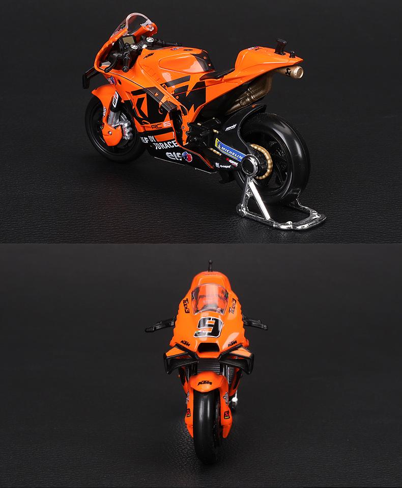 1:18 Scale 2021 Season Ducati, Honda, Yamaha Alloy Motorcycle Model Toy