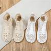 Women's Breathable Mesh Summer Shoes Lace Walking Shallow Solid Non Slip Casual Boots 35-40 Knit Boot Lace Shoes