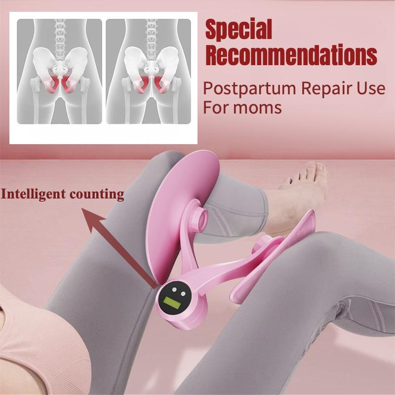 Neue verbesserte Modelle Yoga Beine Clip Zuhause Zählbarer Beintrainer Fitness Gesäßmuskelclip Beckenbodenmuskeltrainer