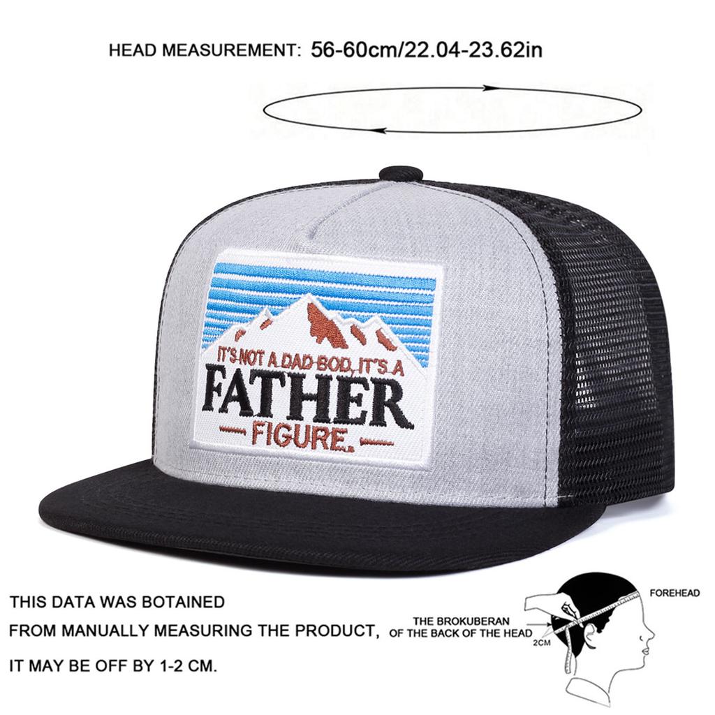 Unisex It's A FATHER Embroidery Hip-hop Net Hats Spring And Summer Outdoor Adjustable Sports Casual Baseball Caps Sunscreen Hat