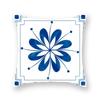 Blue Mandala Persian Cushion Cover Polyester Geometric Pattern Pillowcase Decoration Sofa Bedroom Car Office Decoration Ornament