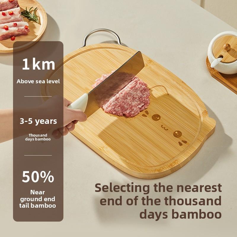 Kitchen Cutting Board, Household Bamboo and Wood Cutting Board, Fruit and Complementary Food Cutting Board, Cute Cutting Board