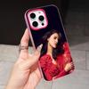 Fashion Eiza Gonzalez Jelly Double layer Rose Red Mobile Phone Case for iPhone 17 16 15 14 13 12 11 Air Pro Max Plus Protective