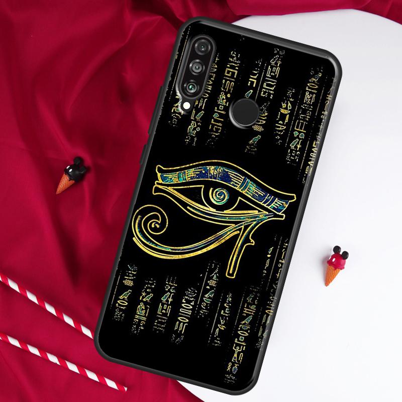 Sacred Eye of Horus Egypt Fresco For Huawei Nova Y61 Y70 Y90 Y60 Y72 Y91 12s 12i 11i 7i 8i 9 10 SE P60 Pro P30 P40 Lite Case