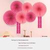 Double Happiness Retro Pearl Flower Wedding Wall Decoration Set