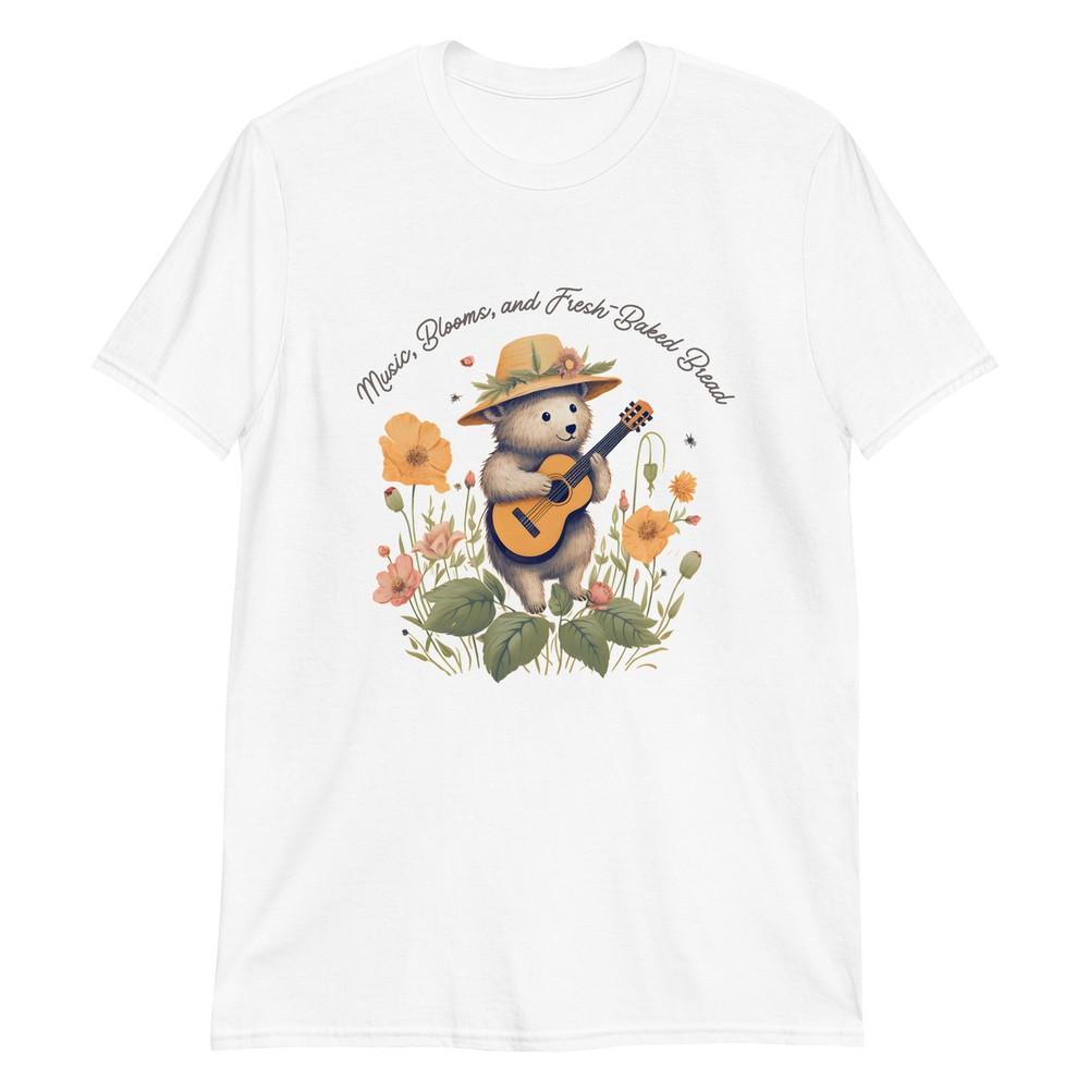 

Music, Blooms, and Fresh-Backed Bread T-Shirt M