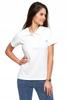 Women's Cotton Polo Shirt with Collar MORAJ XL White
