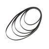 5PCS 5mm Flat Belts Folded Rubber Belt 47-150mm for Recorders CDROM Video Machines  DVDs Drive