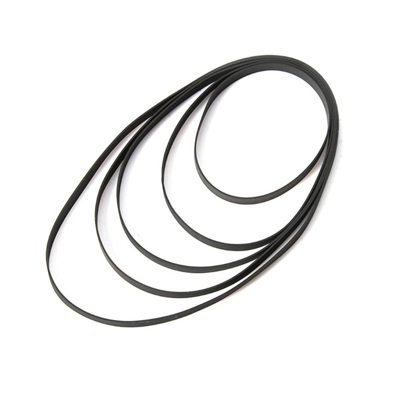 5PCS 5mm Flat Belts Folded Rubber Belt 47-150mm for Recorders CDROM Video Machines DVDs Drive