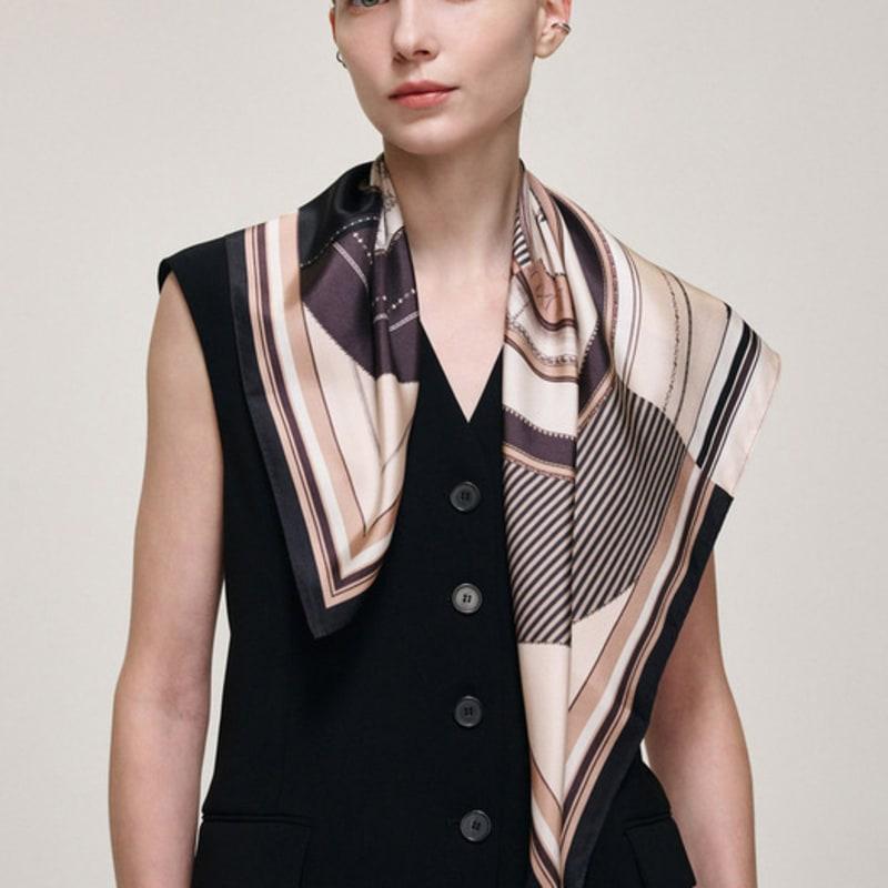 Saint Luxure Mariel Black Beige