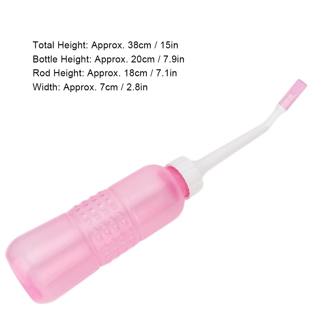 Tragbarer Hand-Bidet-Sprayer Intimbereich Analreiniger Reinigung für Frauen Alte Menschen (Rosa)