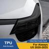 For Aiways U5 2020-2026 Smoke Black Car Headlight Protective Film TPU Anti-Scratch Vinyl Wrap Kit for Auto Light Customization