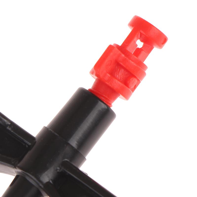 10Pcs 90/180/360 Degree Micro Misting Nozzle 16.5Cm Stake Hose Connector Greenhouse Garden Irrigation Watering Sprinkler
