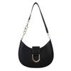 Trendy Minimalist Solid Color Shoulder Bag For Women Fashionable Pu Material Small Size Suitable For Daily Outfits