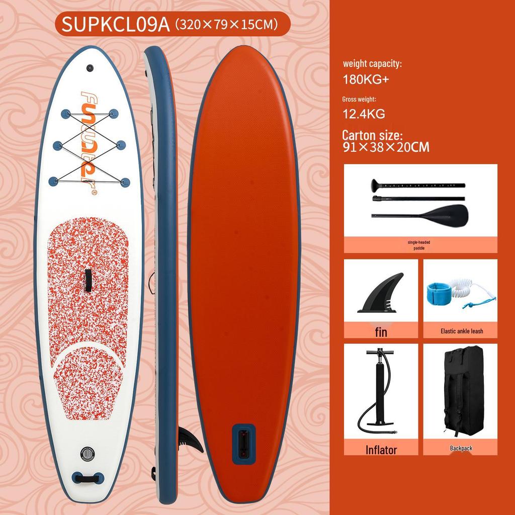 Inflatable SUP Board - Koi Design Paddleboard for Beginners