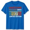 50th Birthday Unisex T Shirt 50yr 1976 Fifty Years Birthday Gift Tee