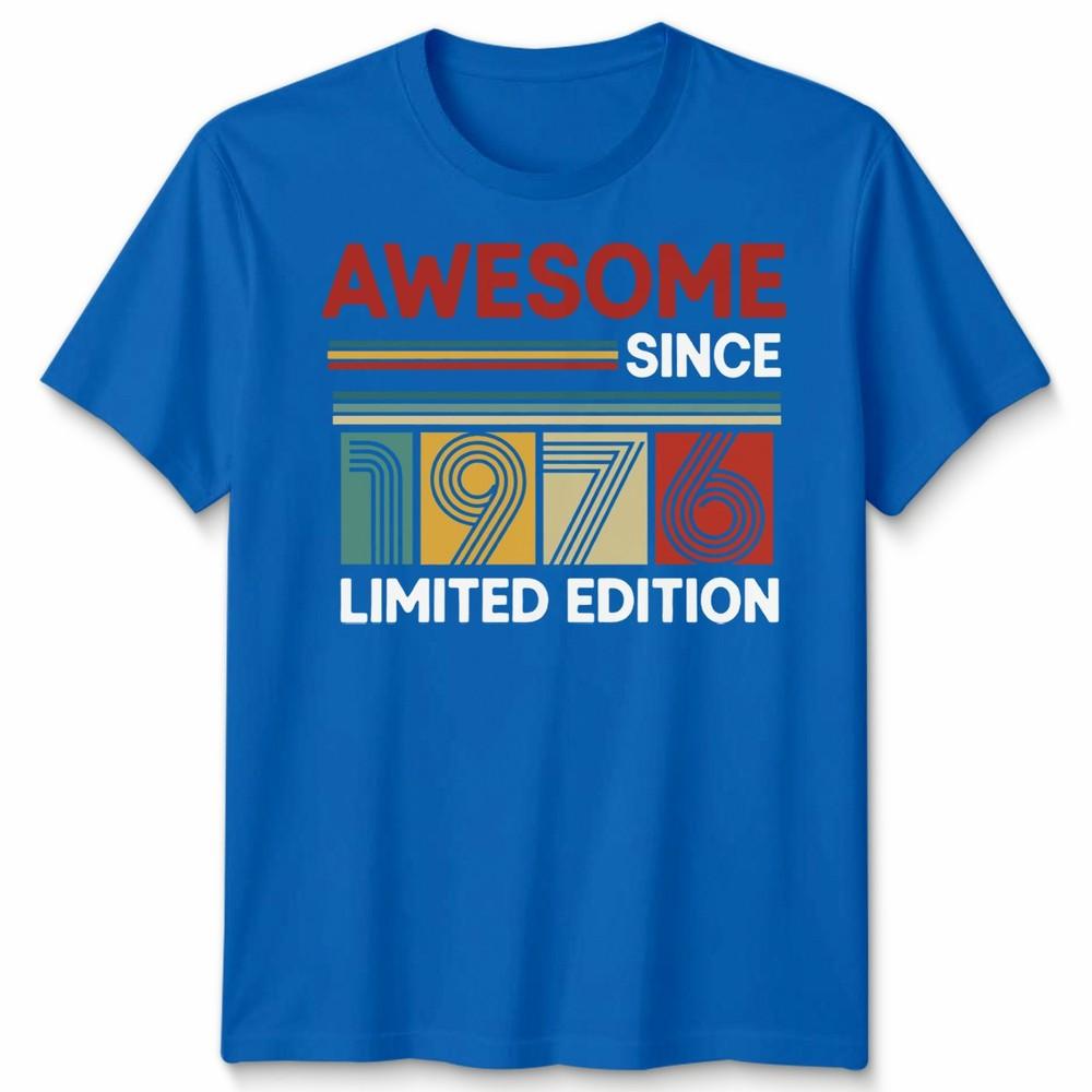 50th Birthday Unisex T Shirt 50yr 1976 Fifty Years Birthday Gift Tee