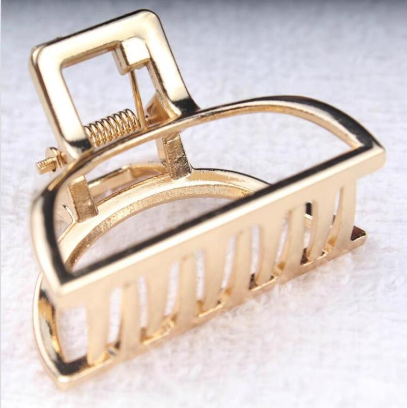 Damskie duże metalowe zaciski do włosów Bun Maker Mała spinka do włosów Butterfly Claws Zaciski Stylowe