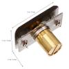 2Pcs Furniture Ball Latch Door Spring Catch Hardened Metal Secure Closure for Closet Cabinet Door Silver Finish