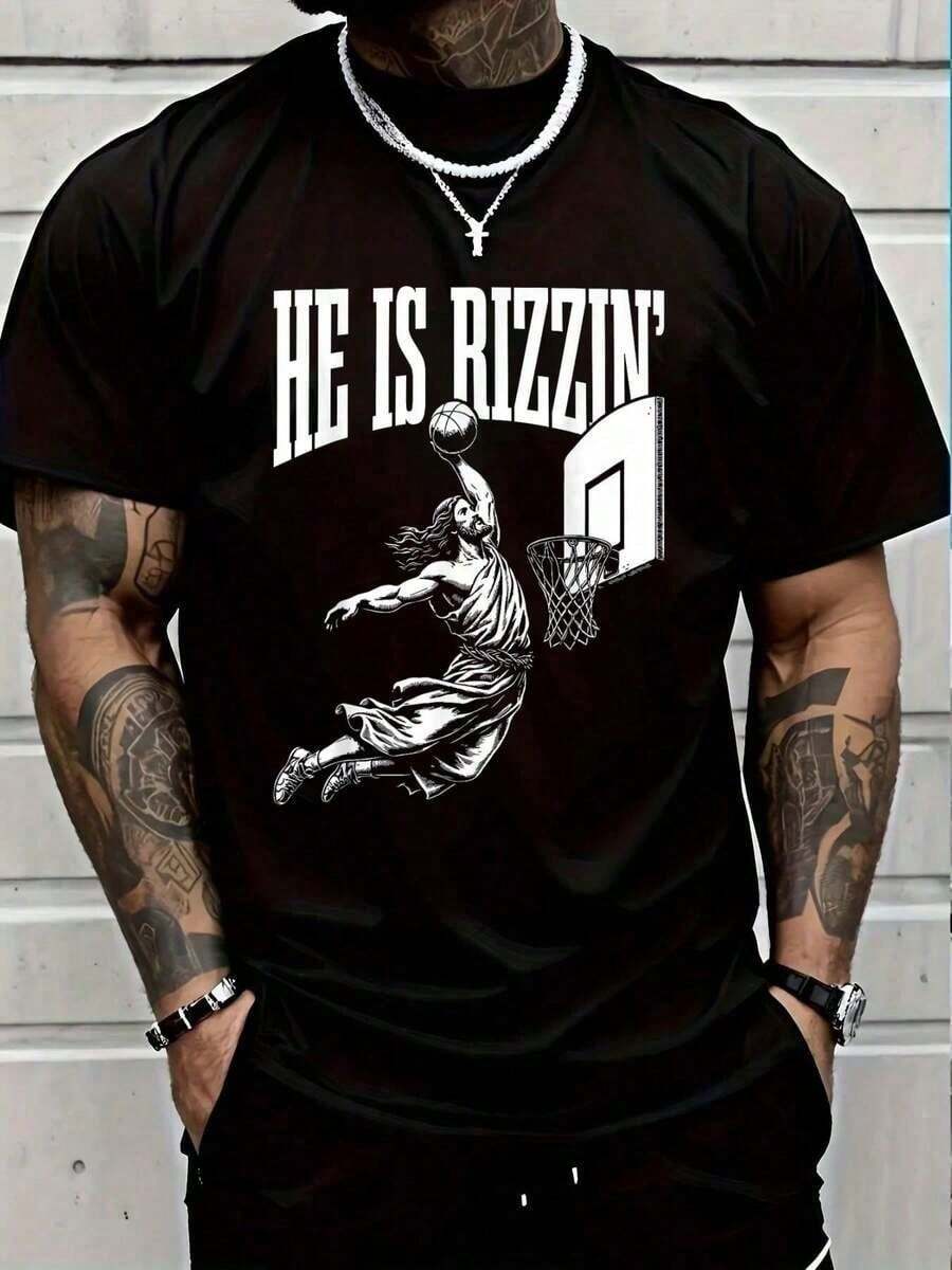 

ROMWE Unisex Street Life Unisex Skull Graphic Drop Shoulder Y2k T-Shirt S